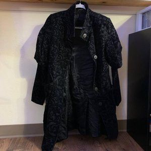 Vintage Frizman Soft Velvet Lined Paisley Coat